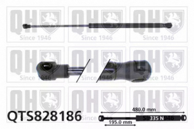 QUINTON HAZELL qts828186 -  Газовая пружина, крышка багажник